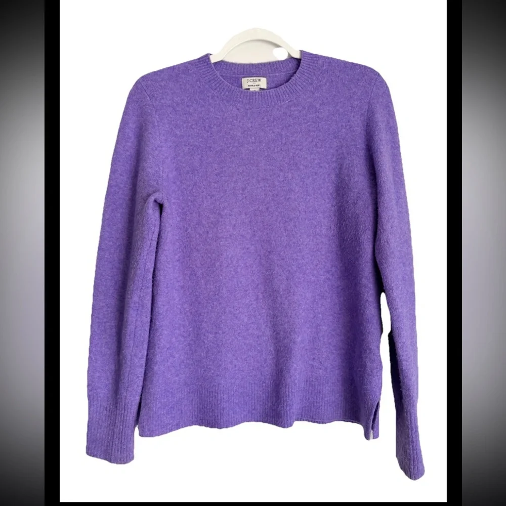 J.CREW Women’s Lilac Crewneck Pullover Sweater Sz S